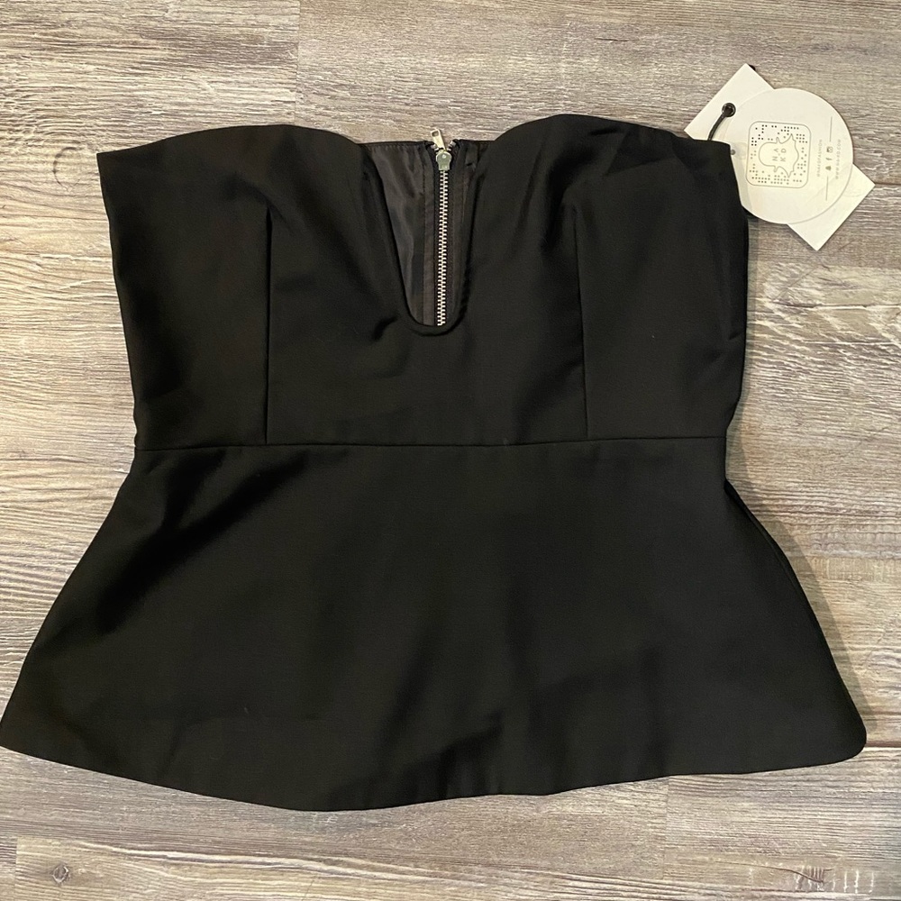 NA-KD• Black Corset Top NWT